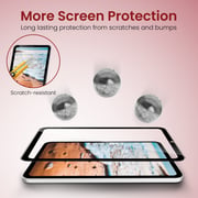 Moxedo Glass Screen Protector Impact Resistant Flexible Ultra Hd Clear Compatible For Ipad Mini 6 2021 8.3 Inch 6th Generation (2 Pack)