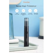 Xiaomi Showsee C1 Portable Electric Mini Nose Hair Trimmer Removable Washable Double-edged 360 Rotating Cutter Head Black