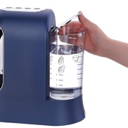 Korkmaz A862-03 Kahvekolik Coffee Machine, Aqua Azura/chrome