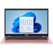 ASUS Laptop - Intel Celeron / 14inch HD / 4GB RAM / 64GB eMMC / Windows 11 / English Keyboard / Pink - [E410MA]