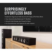 Polk Monitor XT35 Slim Center Channel Speaker Hi-res Audio Certified Wall-mountable Midnight Black