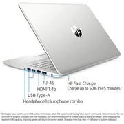 HP 15-DY2093WM Full HD display, Intel Core i5-1135G7 32GB RAM 1TB SSD Windows 11 15.6-inch English/Arabic Keyboard Platinum Silver - Customized