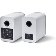 نظام موسيقى لاسلكي Q Acoustics M20 Hd - زوج من مكبرات الصوت المثبتة على الأرفف (أبيض)