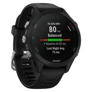 Garmin 010-02641-32 Forerunner 255s Music Smart Watch Black