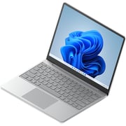 Microsoft Surface Laptop Go 2 (2022) - 11th Gen / Intel Core i5-1135G7 / 12.4inch PixelSense Display / 8GB RAM / 128GB SSD / Shared Intel Iris Xe Graphics / Windows 11 Home / English & Arabic Keyboard / Platinum / Middle East Version - [8QC-00013]