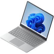 Microsoft Surface Laptop Go 2 (2022) - 11th Gen / Intel Core i5-1135G7 / 12.4inch PixelSense Display / 8GB RAM / 256GB SSD / Shared Intel Iris Xe Graphics / Windows 11 Home / English & Arabic Keyboard / Platinum / Middle East Version - [8QF-00036]