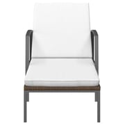vidaXL Sun Loungers 2pcs with Table
