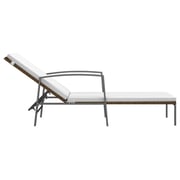 vidaXL Sun Loungers 2pcs with Table