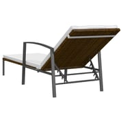 vidaXL Sun Loungers 2pcs with Table