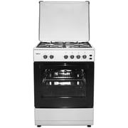 Nobel Gas Cooker Silver 60x55 cm 4 Gas Burners Ffd Gas Oven Turkey - NGC6600