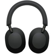 سماعات لاسلكية لإلغاء الضوضاء من النوع سوني WH-1000XM5 اللون الأسود