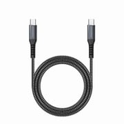 Rockrose Powerline CC1 USB-C To USB-C Cable 1m Black/Midnight Blue