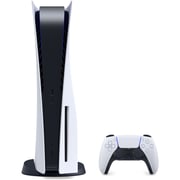 Sony PlayStation 5 Console (Digital Version) White - Middle East Version + Pulse 3D Wireless Headset