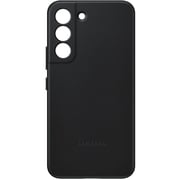 Samsung Leather Cover Black For Galaxy S22