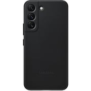 Samsung Leather Cover Black For Galaxy S22