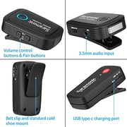 Saramonic Blink 500 B1 Ultra-compact 2.4Ghz Dual-channel Wireless Microphone System with Lavalier