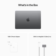 Apple MacBook Air 13.6-inch (2022) - Apple M2 Chip / 8GB RAM / 256GB SSD / 8-core GPU / macOS Monterey / English Keyboard / Space Grey / Middle East Version - [MLXW3ZS/A]