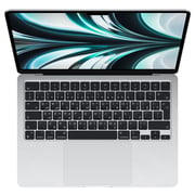 Apple MacBook Air 13.6-inch (2022) - Apple M2 Chip / 8GB RAM / 256GB SSD / 8-core GPU / macOS Monterey / English & Arabic Keyboard / Silver / Middle East Version - [MLXY3AB/A]