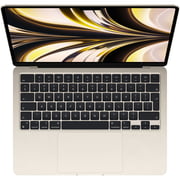 Apple MacBook Air 13.6-inch (2022) - Apple M2 Chip / 8GB RAM / 512GB SSD / 10-core GPU / macOS Monterey / English Keyboard / Starlight / Middle East Version - [MLY23ZS/A]
