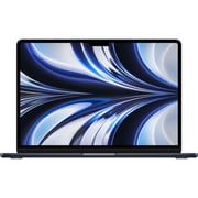 Apple MacBook Air 13.6-inch (2022) - Apple M2 Chip / 8GB RAM / 256GB SSD / 8-core GPU / macOS Monterey / English & Arabic Keyboard / Midnight / Middle East Version - [MLY33AB/A]