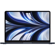 Apple MacBook Air 13.6-inch (2022) - Apple M2 Chip / 8GB RAM / 256GB SSD / 8-core GPU / macOS Monterey / English Keyboard / Midnight / Middle East Version - [MLY33ZS/A]