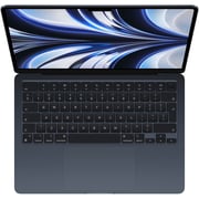 Apple MacBook Air 13.6-inch (2022) - Apple M2 Chip / 8GB RAM / 256GB SSD / 8-core GPU / macOS Monterey / English Keyboard / Midnight / Middle East Version - [MLY33ZS/A]