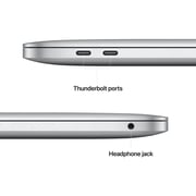 Apple MacBook Pro 13.3-inch (2022) - Apple M2 Chip / 8GB RAM / 256GB SSD / 10-core GPU / macOS Monterey / English & Arabic Keyboard / Silver / Middle East Version - [MNEP3AB/A]