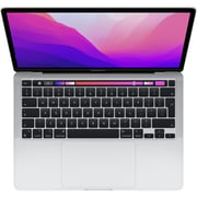 Apple MacBook Pro 13.3-inch (2022) - Apple M2 Chip / 8GB RAM / 256GB SSD / 10-core GPU / macOS Monterey / English Keyboard / Silver / Middle East Version - [MNEP3ZS/A]