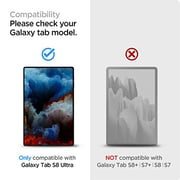 Spigen Glastr Ez Fit Designed For Samsung Galaxy Tab S8 Ultra Screen Protector (14.6 Inch) Premium Tempered Glass With Auto Align Technology - [case Friendly]