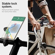 Spigen Gearlock Out Front Bike Mobile Mount / Bike Smart Phone Holder With Universal Adapter (compatible With Most Smartphones - Galaxy, Iphone, Pixel, Oneplus, Etc.)