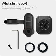 Spigen Gearlock Out Front Bike Mobile Mount / Bike Smart Phone Holder With Universal Adapter (compatible With Most Smartphones - Galaxy, Iphone, Pixel, Oneplus, Etc.)