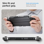 Spigen Thin Fit Designed For Nintendo Switch Oled Case Cover And Joy-con Controller Dockable Case With Kickstand Protection - Black