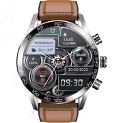 Xcell Elite 1 Smart Watch Brown with Leather Strap