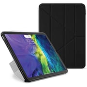 Pipetto Origami Designed For Ipad Air 5 Case Cover (2022) 10.9 Inch 5th Generation And Ipad Air 4th Generation Case (2020) With 5 In 1 Stand | Apple Pencil 2 Sync And Charge Compatible - Black