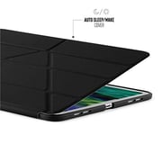 Pipetto Origami Designed For Ipad Air 5 Case Cover (2022) 10.9 Inch 5th Generation And Ipad Air 4th Generation Case (2020) With 5 In 1 Stand | Apple Pencil 2 Sync And Charge Compatible - Black