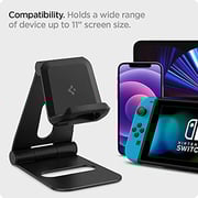 Spigen S311 Fully Foldable Cell Phone Stand / Adjustable Tablet Stand Designed For All Phones, Tablet, Nintendo Switch Aluminum Desktop Stand Holder