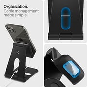 Spigen S311 Fully Foldable Cell Phone Stand / Adjustable Tablet Stand Designed For All Phones, Tablet, Nintendo Switch Aluminum Desktop Stand Holder