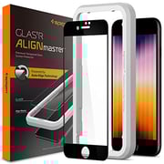 Spigen Glastr Align Master Designed For Iphone 8 / Iphone 7 / Iphone Se (2022) / Iphone Se 3 Screen Protector (2022) Premium Tempered Glass - Full Cover [1 Pack]