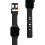 UAG Civilian Silicone Strap Black/Orange For Apple Watch 44/42mm