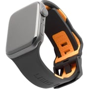 UAG Civilian Silicone Strap Black/Orange For Apple Watch 44/42mm
