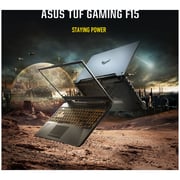 ASUS TUF F15 (2020) Gaming Laptop - 10th Gen / Intel Core i5-10300H / 15.6inch FHD / 8GB RAM / 512GB SSD / 4GB NVIDIA GeForce GTX 1650 Graphics / Windows 11 Home / English & Arabic Keyboard / Black / Middle East Version - [FX506LHB-HN323W]