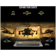 ASUS TUF F15 (2020) Gaming Laptop - 10th Gen / Intel Core i5-10300H / 15.6inch FHD / 8GB RAM / 512GB SSD / 4GB NVIDIA GeForce GTX 1650 Graphics / Windows 11 Home / English & Arabic Keyboard / Black / Middle East Version - [FX506LHB-HN323W]