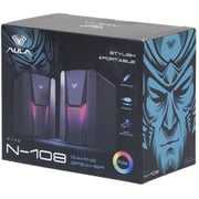 أولى N-108 RGB USB 2.0 مكبر صوت مكتبي للألعاب
