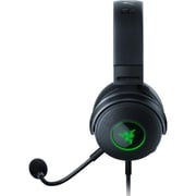 Razer RZ04-03770200-R3M1 Kraken V3 RGB Wired Over Ear Gaming Headset Black