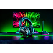 سماعة الألعاب السلكية ريزر RZ04-03460100-R3M1 كراكين V3 RGB السلكية فوق الأذن لون أسود