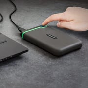 Transcend StoreJet 25M3 | Portable Hard Drives 4TB Iron Gray/Silver
