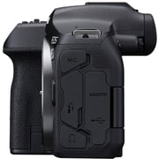 هيكل كاميرا كانون EOS R7 الرقمية بدون مرآة أسود مع محول حامل EF-EOS R