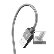 Vrs Design Usb-c Charger Cable [1meter] Usb 3.0 Type C To Usb-a Fast Charging Syncing Cord Compatible With Samsung, Nintendo Switch, Huawei, Sony, Nokia, Oneplus, Google And More Dark Silver