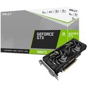 Pny Geforce Gtx 1660 Nvidia Ti Dual Fan Graphics Card 6gb Gddr6 Black