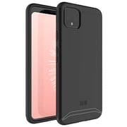 Tudia Merge Designed For Google Pixel 4 Xl Case / Cover Dual Layer With Extreme Protection - Matte Black